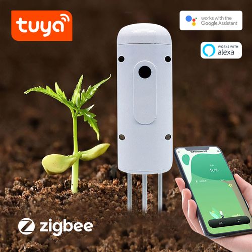 Smart Bezprzewodowy Czujnik Sonda Temperatury Wilgotności Gleby Zigbee Tuya na Arena.pl