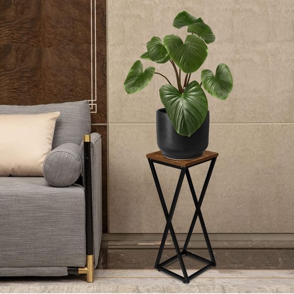 Kwietnik loftowy KONEL loft czarny 62 cm zdjęcie 3
