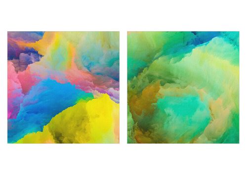 Obraz Na Płótnie - Kolory Tęczy  - 160X85 Cm - Ea160X85-4055 na Arena.pl