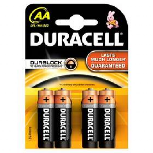 Baterie alkaliczne Duracell Basic AA 1500 K4 Duralock na Arena.pl