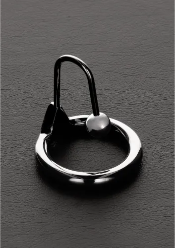 steel lock n load - stalowy pierścień regulowany z blokadą, srebrny na Arena.pl