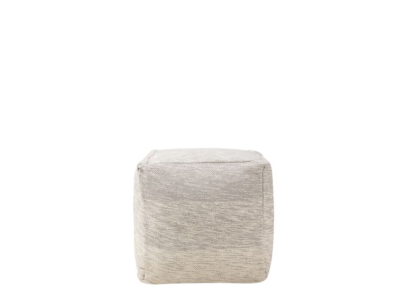 Puf 40 x 40 x 40 cm jasnoszary HIRRI zdjęcie 4