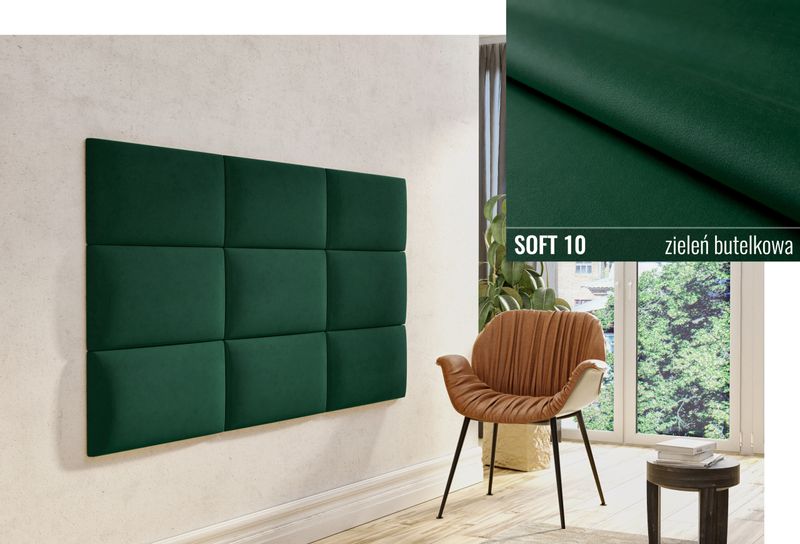 60 X 30 PANELE ŚCIENNE TAPICEROWANE WEZGŁOWIE SOFT zdjęcie 7