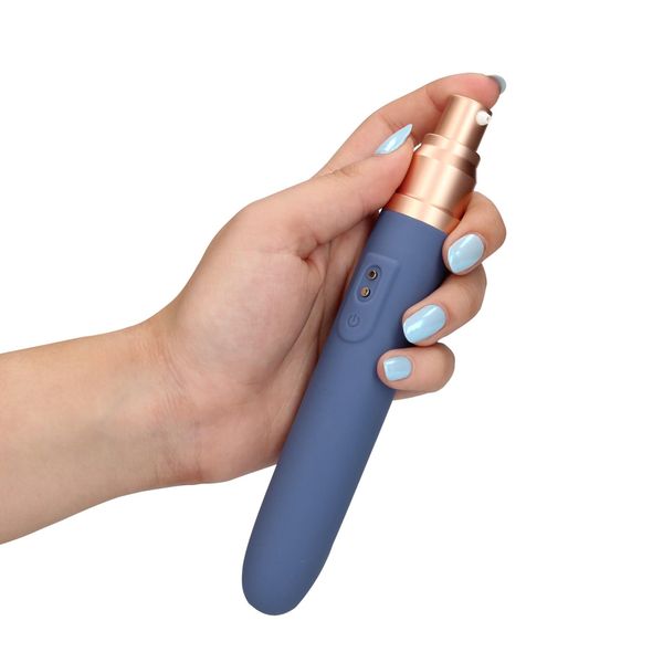 Travel Vibrator with Lube Compartment and Pump zdjęcie 14