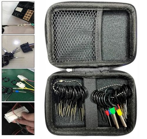 KLUCZE WYJMAKI DO DEMONTAŻU PINÓW KONEKTORÓW RADIA KOSTEK ZESTAW XXL na Arena.pl