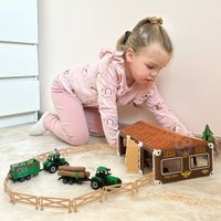 DLA DZIECI ZABAWKOWY ZESTAW MINI FARMER