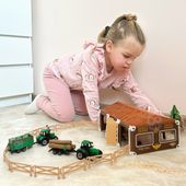 DLA DZIECI ZABAWKOWY ZESTAW MINI FARMER
