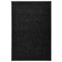 Wycieraczka z możliwością prania, czarna, 60 x 90 cm