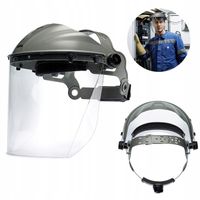 LEKKA PRZYŁBICA OSŁONA TWARZY DO KOSZENIA OSŁONA Z POLIWĘGLANU REGULACJA