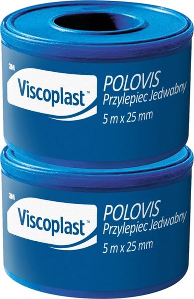 VISCOPLAST Plaster rolce POLOVIS PLUS 5m x 25mm x2 zdjęcie 1