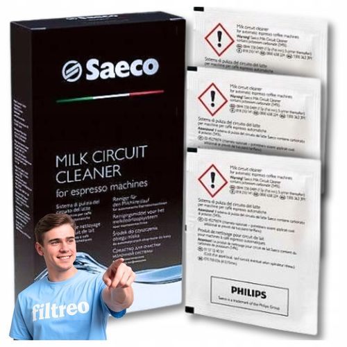 Środek do czyszczenia obiegu mleka 6 saszetek do ekspresu Saeco CA6705 na Arena.pl