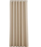 Zasłony zaciemniające kółka przelotki 213x132 cm BEŻOWE - Pony Dance-1 SZT