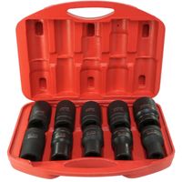 VERKE V39465 ZESTAW NASADEK UDAROWYCH 1" CAL 17-41mm KLUCZE NASADOWE 10 szt