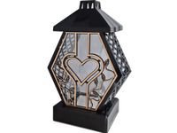 ZNICZ LAMPION NA GRÓB DMT DUŻY RTN RAMA SERCE ZŁOTO