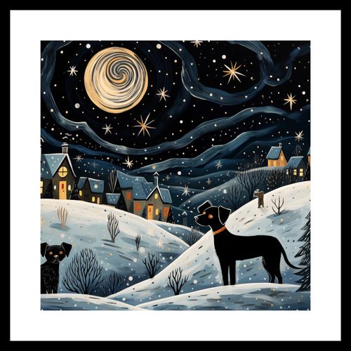 Plakat 40x40cm Nocny Psi Patrol na Arena.pl