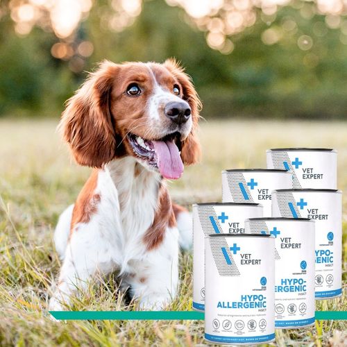 ZESTAW VET EXPERT HYPOALLERGENIC - mokra karma weterynaryjna dla psa 6x400g na Arena.pl