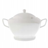 Biała WAZA do ZUPY 2,5L SERWIS OBIADOWY porcelanowa waza misa uniwersalna