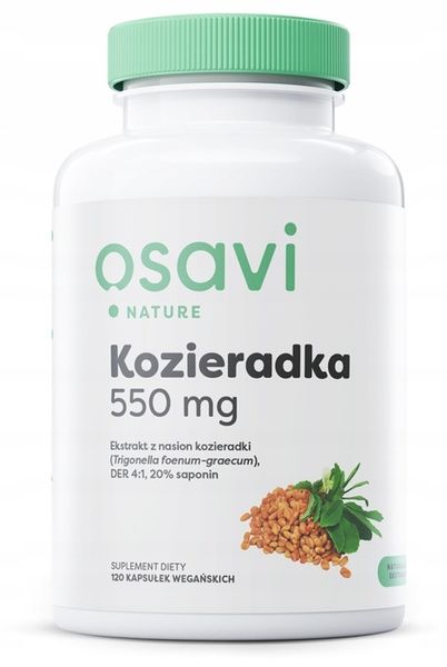Osavi Kozieradka, 550mg - 120 vcaps zdjęcie 1