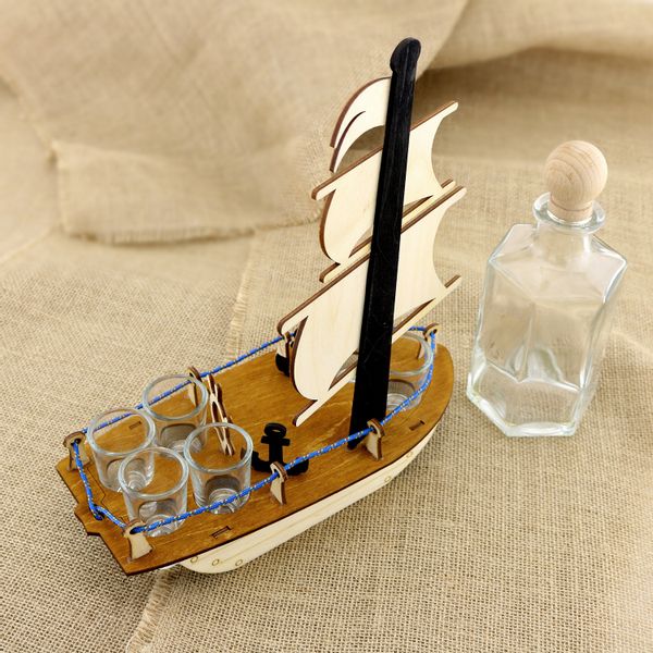 Prezent dla TATY Karafka STATEK MASZTOWIEC grawer NA DZIEŃ OJCA zdjęcie 5