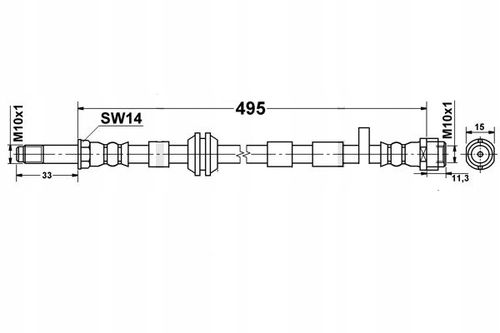 Audi A8 D4 - Zestaw Przewodów Hamulcowych Teflonowych W Oplocie Stalowym na Arena.pl