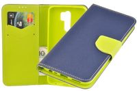 Etui portfel Fancy Case do Xiaomi Redmi 9 niebieski