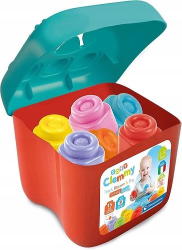 CLEMMY KOSZYK SENSORYCZNY z miękkimi klockami Clementoni na Arena.pl