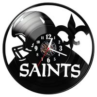 Zegar ścienny z płyty winylowej New Orleans Saints 1510.14
