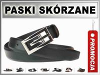 DK 3620 Pasek MESKI SKORZANY Klamra BLACHA 3cm