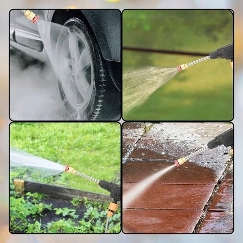 AKUMULATOROWA MYJKA CIŚNIENIOWA DO OGRODU, OKIEN I KOSTKI, ZESTAW na Arena.pl