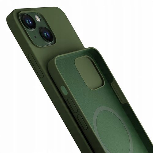 Etui na Apple iPhone 15 Plus - 3mk HARDY Silicone MagCase Alpine Green na Arena.pl