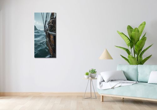 Obraz 40x90cm Statek na Falach na Arena.pl