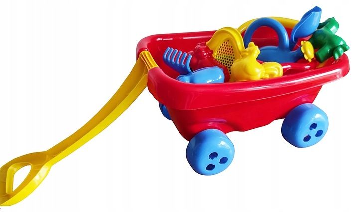 WÓZEK WÓZECZEK TACZKA + FOREMKI DLA MALUSZKA PL DZ zdjęcie 10