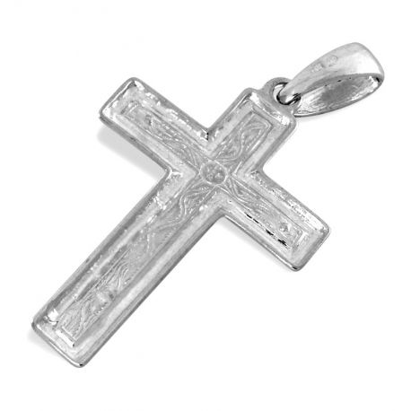 SREBRNY KRZYŻ Z UKRZYŻOWANYM JEZUSEM PRÓBA SREBRA 925 na Arena.pl