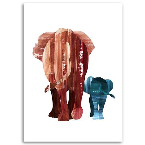 Deco Panel, Spacer słoni 40x60 na Arena.pl