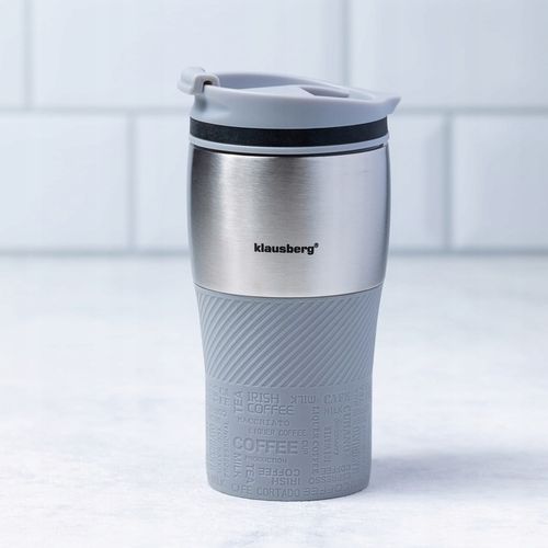 Kubek termiczny 320ml KLAUSBERG szary KB-7626 na Arena.pl
