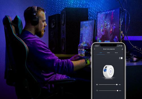 Projektor GWIAZD SMART Google TUYA MGŁAWICE LASER na Arena.pl