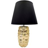 LAMPKA NOCNA ZŁOTA NA BIURKO DO SALONU SYPIALNI LAMPA STOŁOWA BIURKOWA