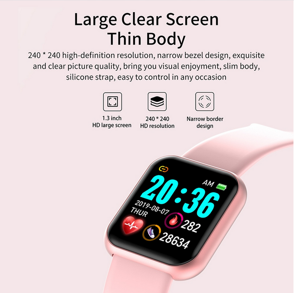 Smartwatch L18s różowy zdjęcie 6