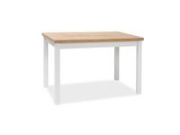 Stół ADAM 60x100 dąb lancelot/biały mat