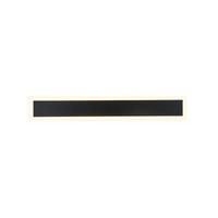 Kinkiet LED Czarny prostokątny Lampa aluminiowa Akryl 50cm 3000K IP65 10W