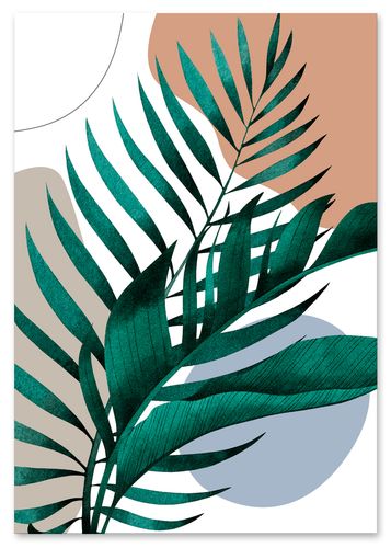 Plakat boho plakaty liście 21x29,7 cm A4 na Arena.pl