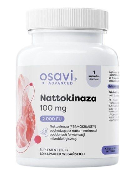 OSAVI Nattokinaza 100 mg 60 kaps. zdjęcie 1