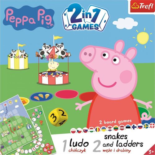 GRA 2W1 CHIŃCZYK/ WĘŻE I DRABINY PEPPA 02067 na Arena.pl