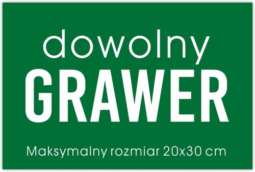 Grawerowana tabliczka GRAWER z dowolnym tekstem na Arena.pl