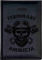 KALENDARZ A5 2026 dzienny TERMINARZ z grawerem TWOIM IMIENIEM NAPISEM