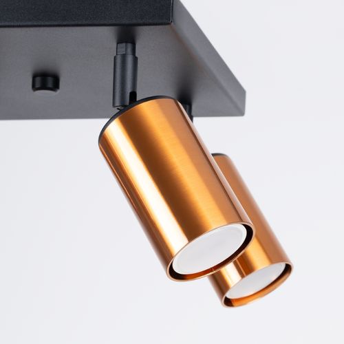 Plafon WINX 4 czarny/miedź na Arena.pl