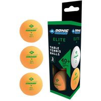 PIŁECZKI DO TENISA STOŁOWEGO 1- STAR ELITE POLY 40 POMARAŃCZOWE 3SZT DONIC