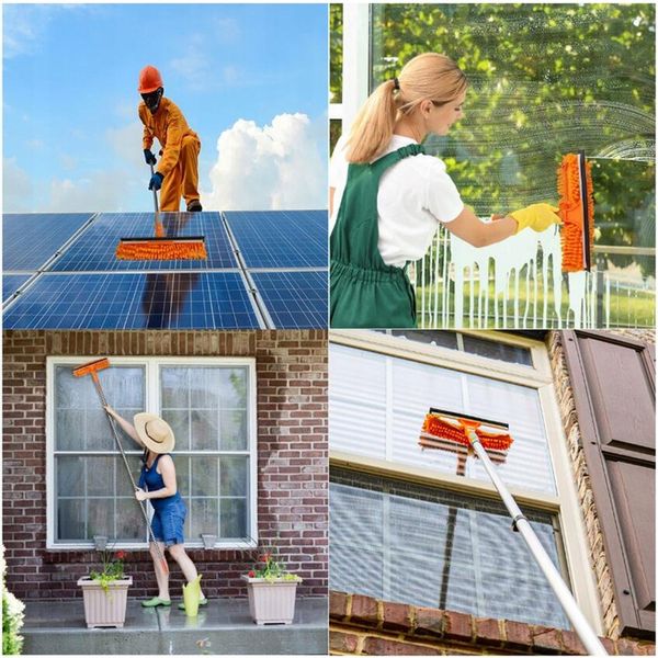 MYJKA DO OKIEN SZYB TELESKOPOWY Z ŚCIĄGACZKA WODY ZESTAW DUŻA WYSOKOŚĆ 2W1 zdjęcie 2