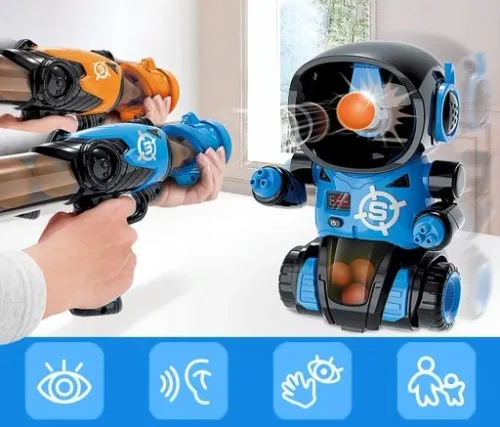 ROBOT CEL do STRZELANIA GRA 2 PISTOLETY NA KULKI na Arena.pl