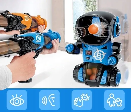 ROBOT CEL do STRZELANIA GRA 2 PISTOLETY NA KULKI zdjęcie 5